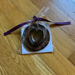 Limited Disney Handcrafted Bronze Walt Disney Heart Hat Rare Disney Collectible